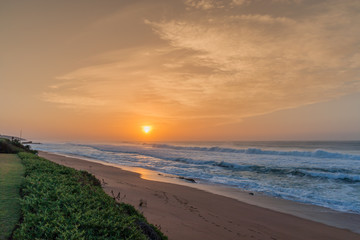 Fototapeta na wymiar Salt Rock Beach Sunrise