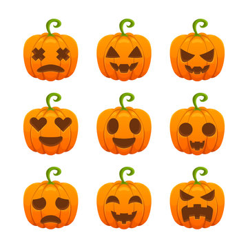 Pumpkin Character Collection Set 