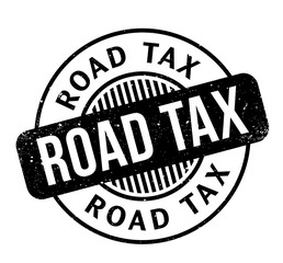 Road Tax rubber stamp. Grunge design with dust scratches. Effects can be easily removed for a clean, crisp look. Color is easily changed.
