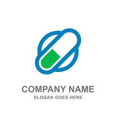 Drugstore Medical Pharmacy Logo