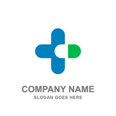 Cross Drugstore Medical Pharmacy Logo - 169812470