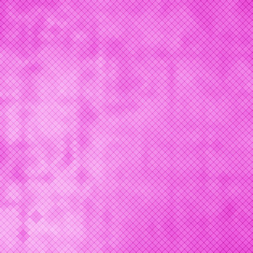 abstract pink chess background. red squares mosaic with transparency. pink grunge texture. halftone effect. vector illustration.