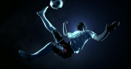 soccer player in dramatic play