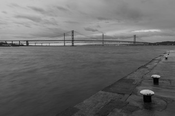 The two Forth road bridges