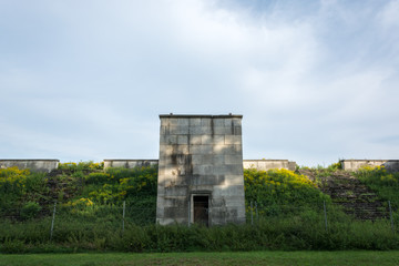 The stone buildings at the zeppelin field in Nuremberg © Asvolas
