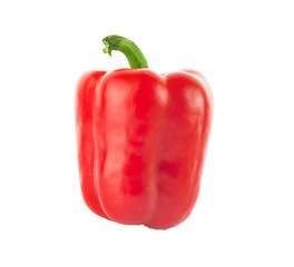  red pepper on white background
