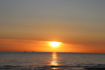 Sunset maasvlakte beach