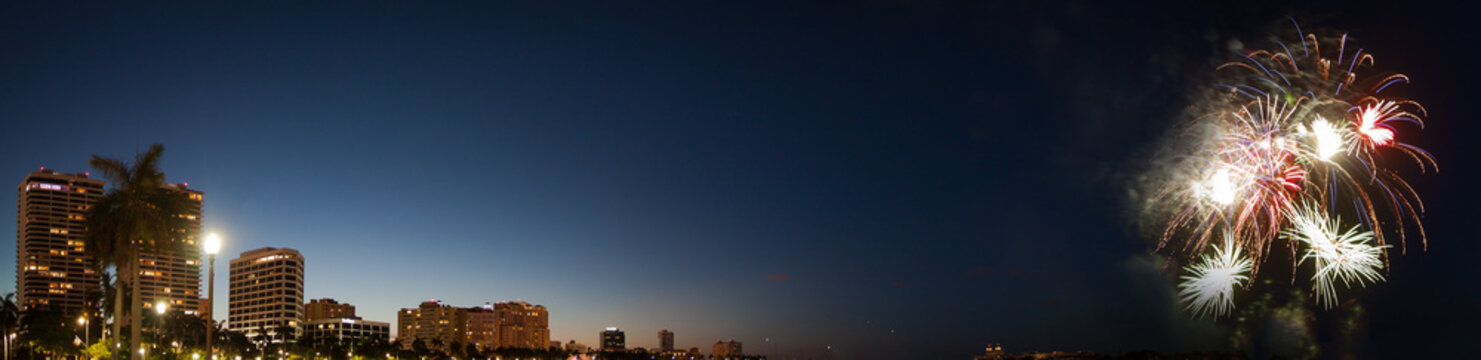 Fireworks over WPB