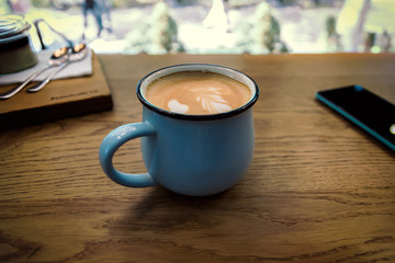 Сappuccino in cafe