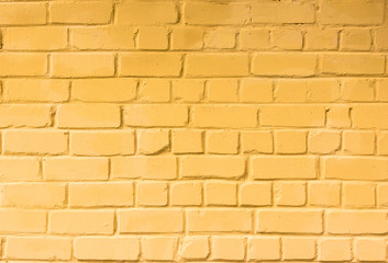 Wall with an old colored brick. mockup