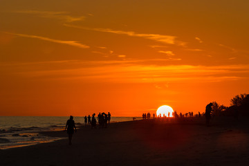 Naklejka premium Anna Maria Sunset