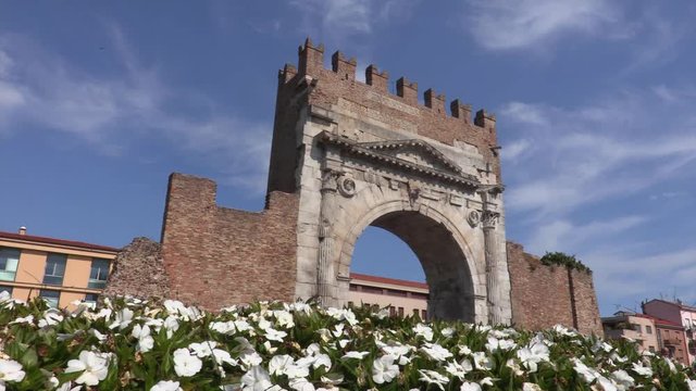 Arch of Augustus, Rimini, Emilia Romagna, Italy
