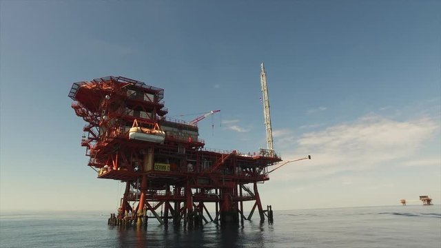Gas offshore platform, Emilia Romagna, Italy
