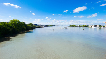Old Town of Bordeaux in summer