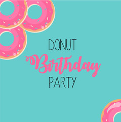 DONUT BIRTHDAY PARTY
