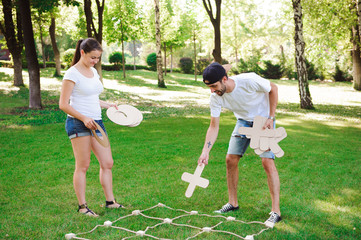 Outdoor games - Tic Tac Toe