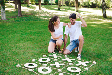 Tic-Tac-Toe Strategy Game Criss Cross Leisure Recreation Concep
