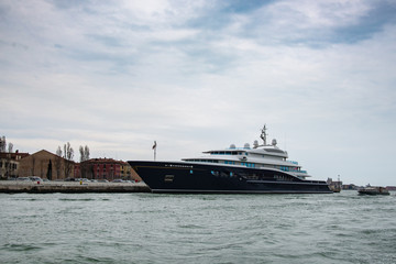 Blue Yacht at venice