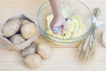Mashed potato preparation