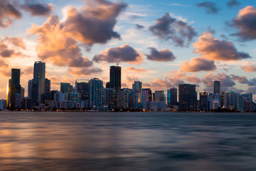 Obraz premium Brickell Skyline