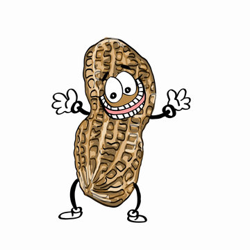  Cute Peanut And Hands