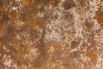 Fragment of a rusty iron
