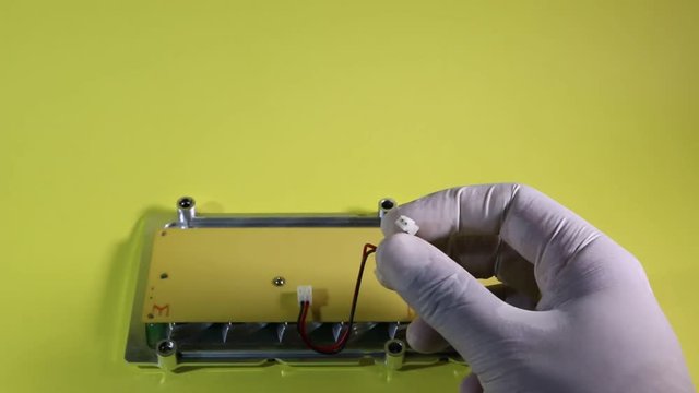 Close up of an electronic component
