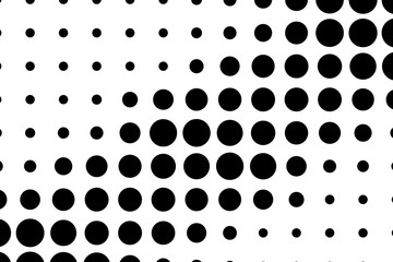 Halftone dotted background. Comic patter. Pattern with small circles, dots, 