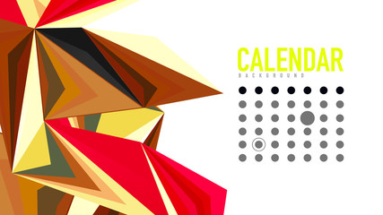 Modern triangle presentation template