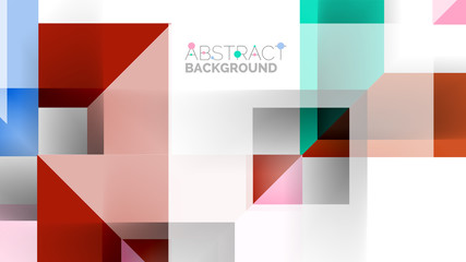 Obraz premium Business presentation geometric template