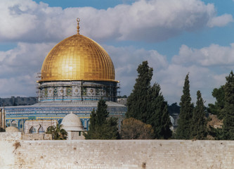 Fototapeta premium A View of the Dome of the Rock