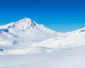 Fototapeta na wymiar Mountain winter. Caucasus