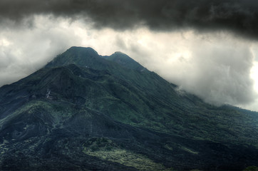 Obraz na płótnie Canvas Landscape of Batur volcano on Bali island, Indonesia..