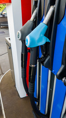 Zapfsäule an einer Tankstelle