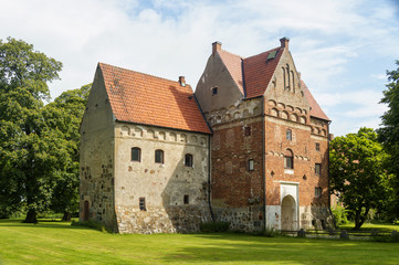 Fototapeta na wymiar Borgeby Castle