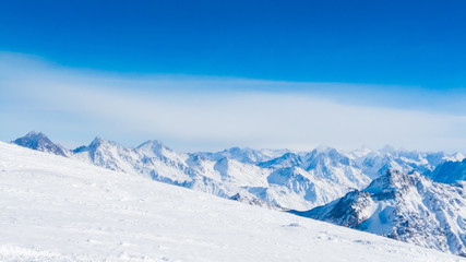 Mountain  winter. Caucasus