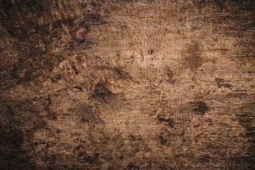 Old grunge dark textured wooden background,The surface of the old brown wood texture