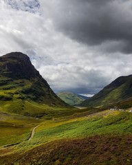 Glen Coe in den schottischen Highlands