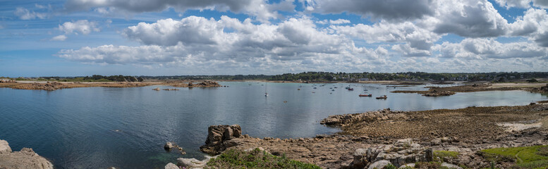 Vue depuis l'île au château