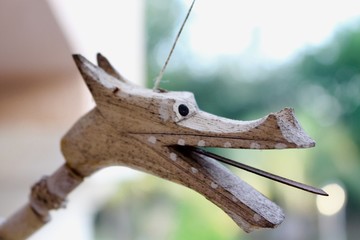 Fototapeta premium Wooden Dragon Head