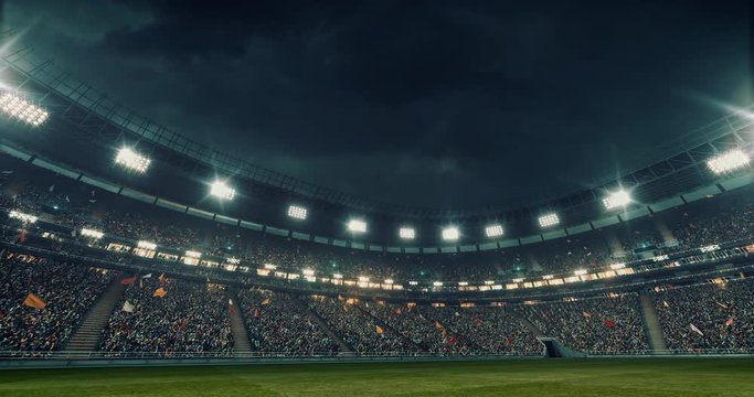 Sport stadium with full of spectators