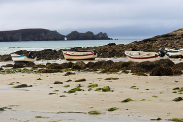 Bateau en bord de mer