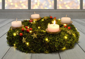 Adventskranz - 1. Advent