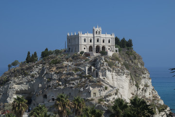 Calabria ,Tropea Santuario Santa maria dell'isola , italia