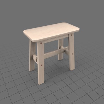 C Small Rectangle Stool151