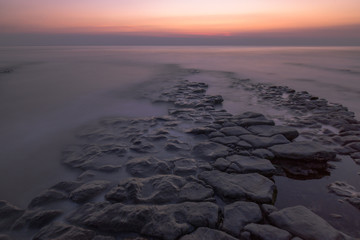Dusk at Dunraven Bay