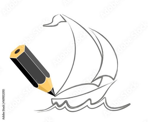  Ship Sketch pencil . Stock photo and royalty-free images on Fotolia 