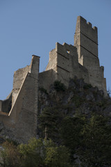 Fototapeta premium Roccacasale, Chiesa di San Michele Arcangelo e Castello medievale De Sanctis 