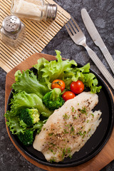 Grilled fish
