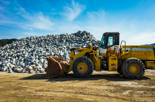 大理石の採掘場